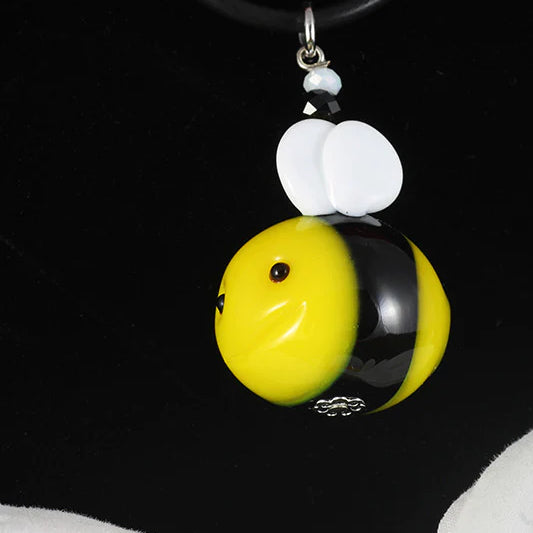 Bee pendant necklace