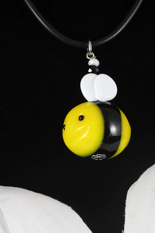 Bee pendant necklace