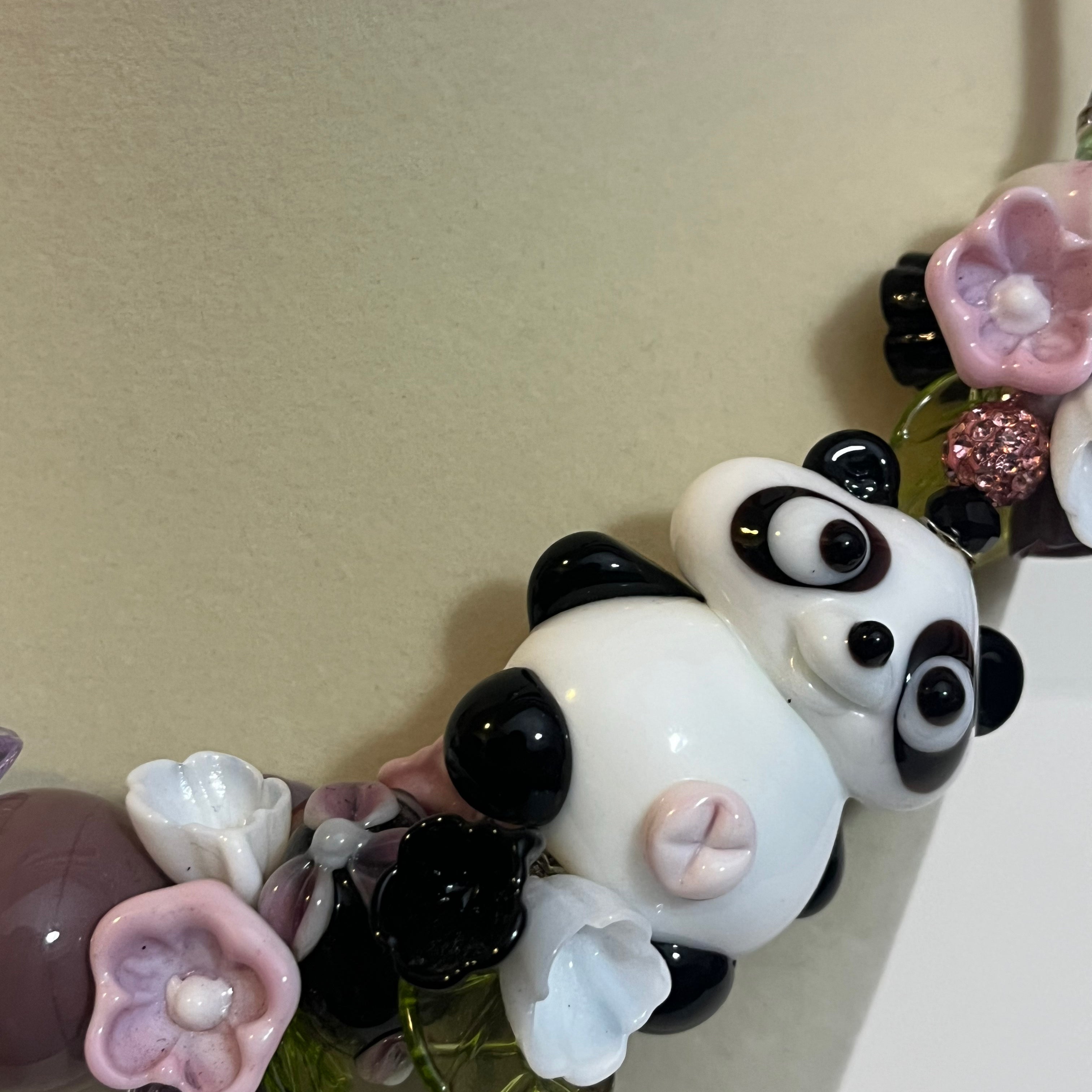 Panda chocker necklace