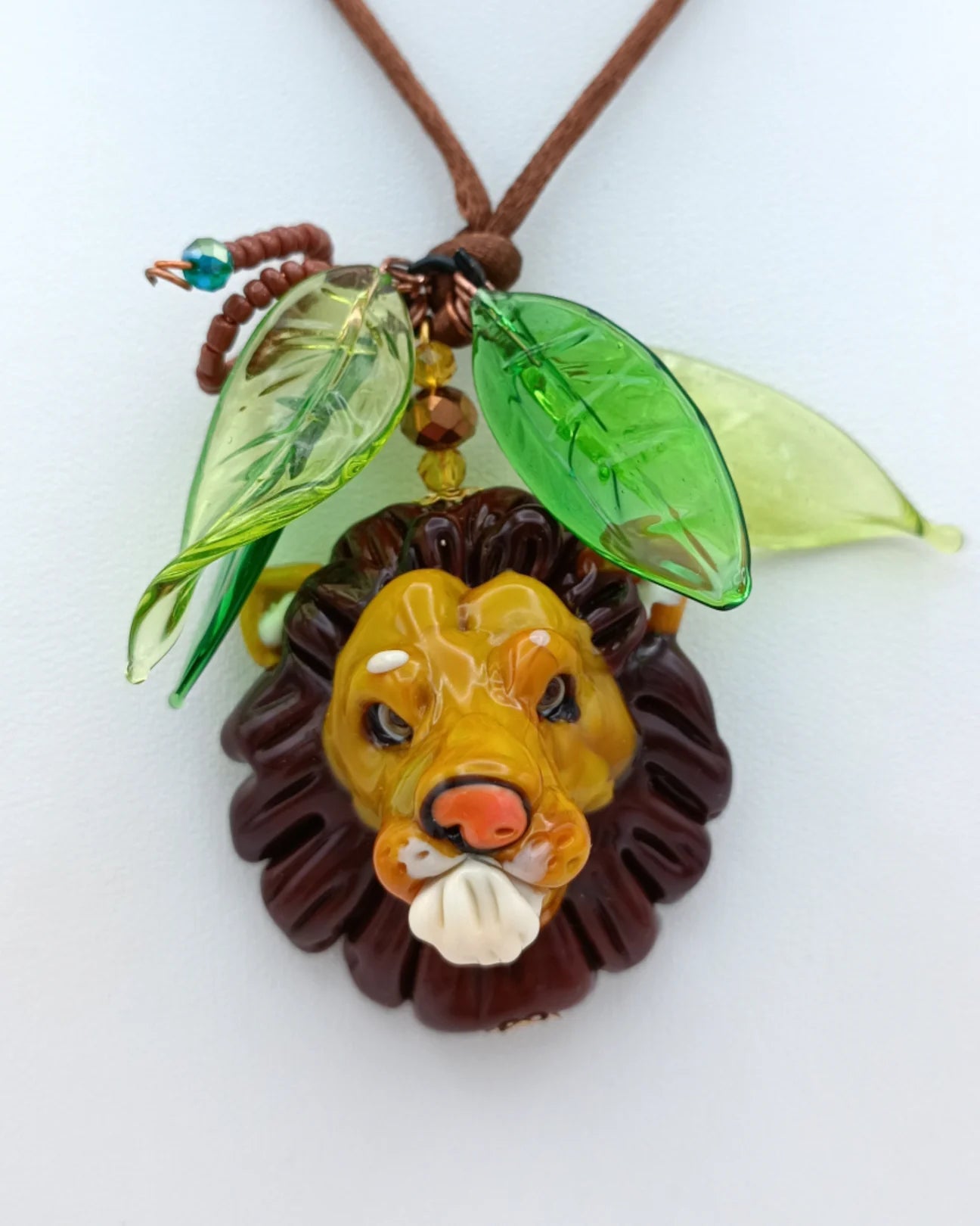 Lion pendant necklace