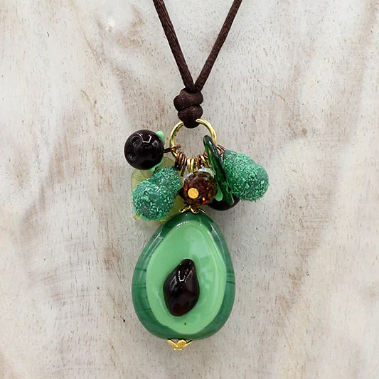 Avocado pendant necklace
