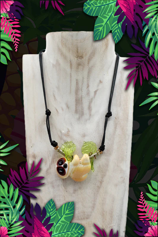 Sloth adagio pendant necklace