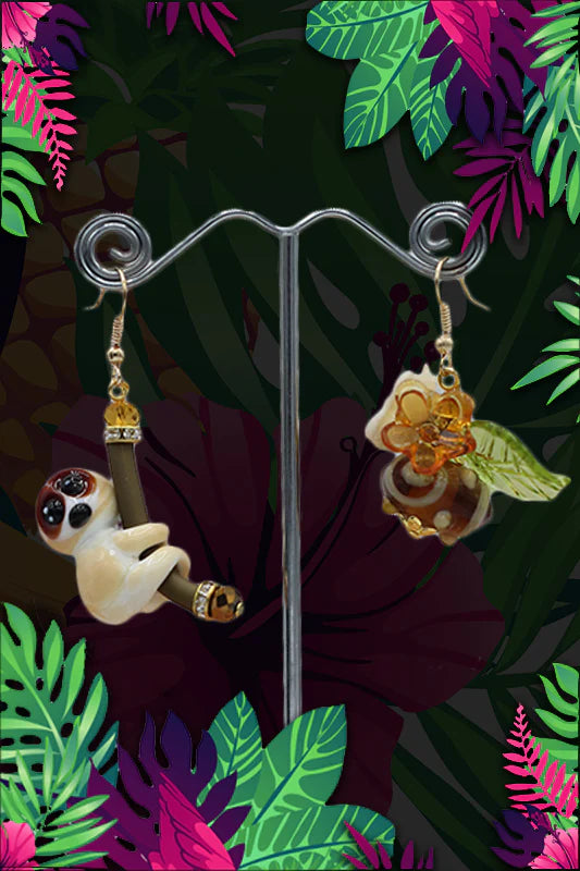 Sloth earrings
