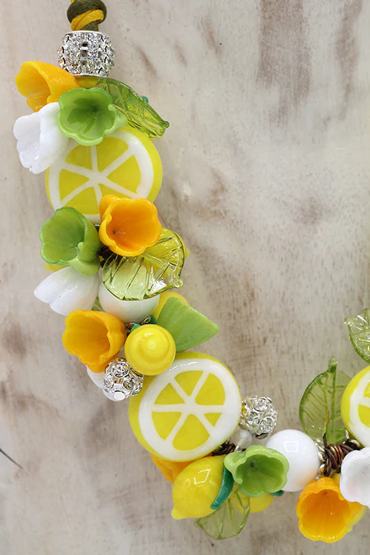 lemon amalfi necklace