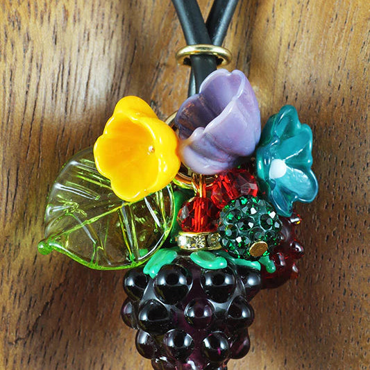 Blackberry pendant necklace