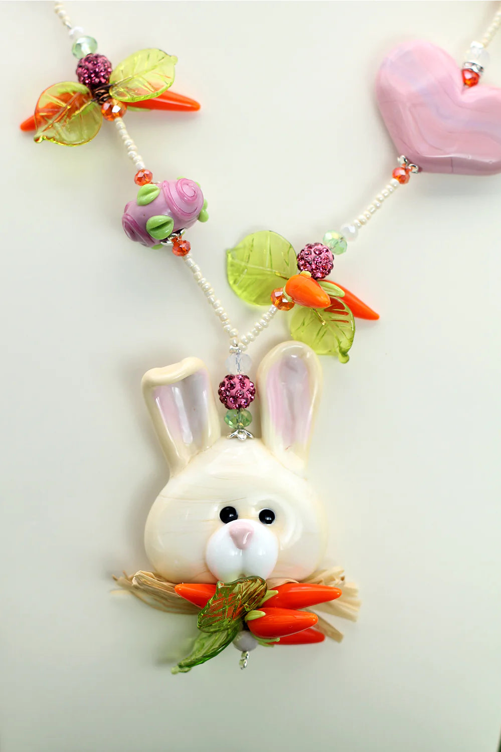 Bunny carotina long necklace
