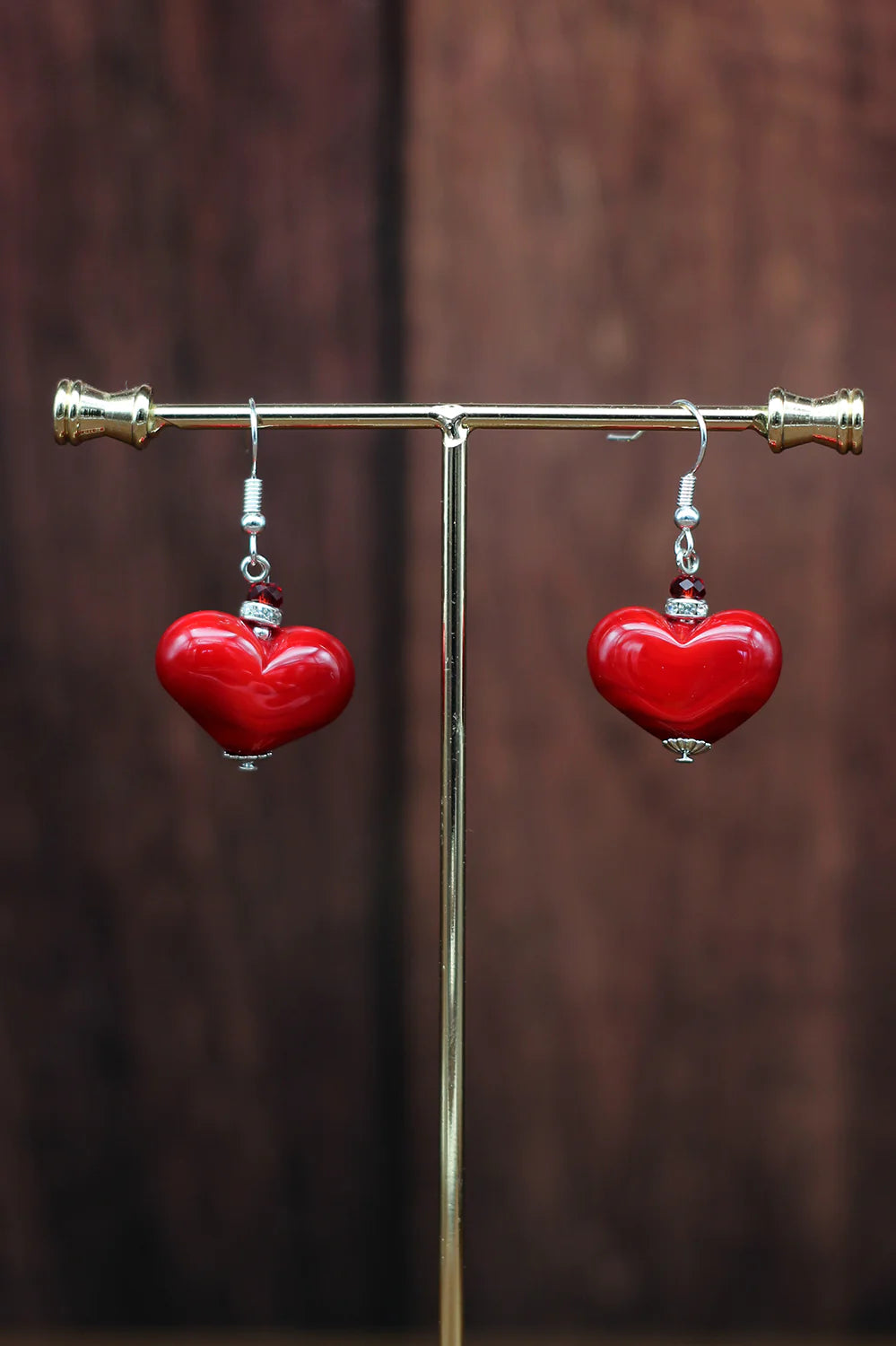 Heart earrings simple