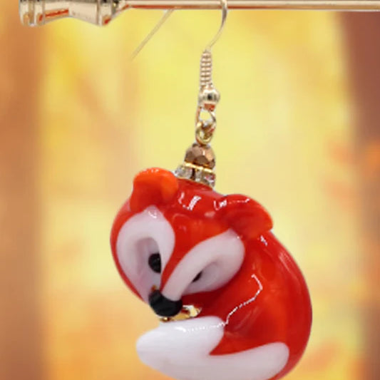 Fox earrings