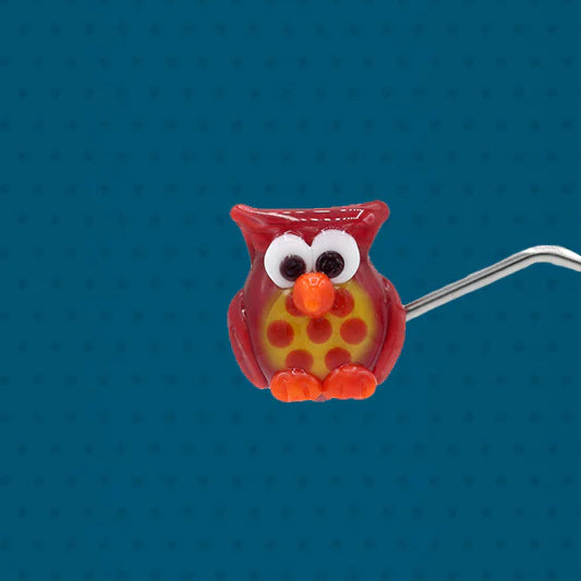 Owl earrings stud