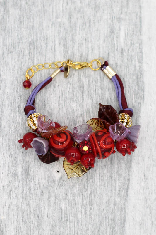 Pomegranate bracelet