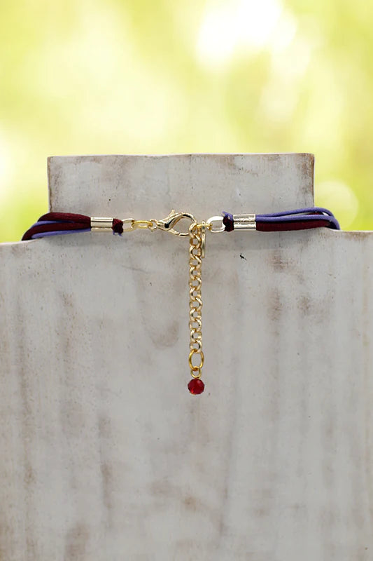 Pomegranate tre chicchi necklace